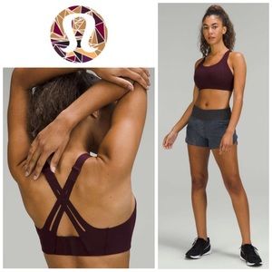 Lululemon 2022 38C AirSupport Bra *High Support in Cassis / Plumful